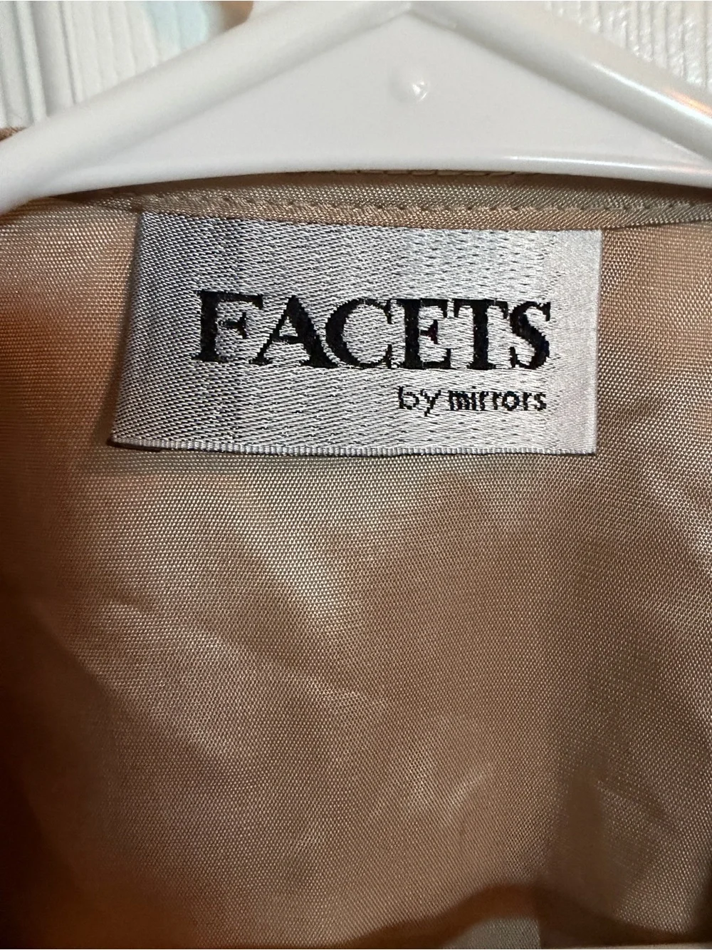 VTG 90s Facets by Mirrors Cat Vest Women Sz Large Woven Kittens